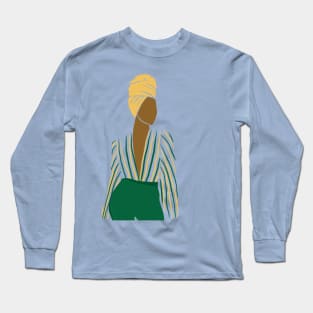 Monstera woman 3 Long Sleeve T-Shirt